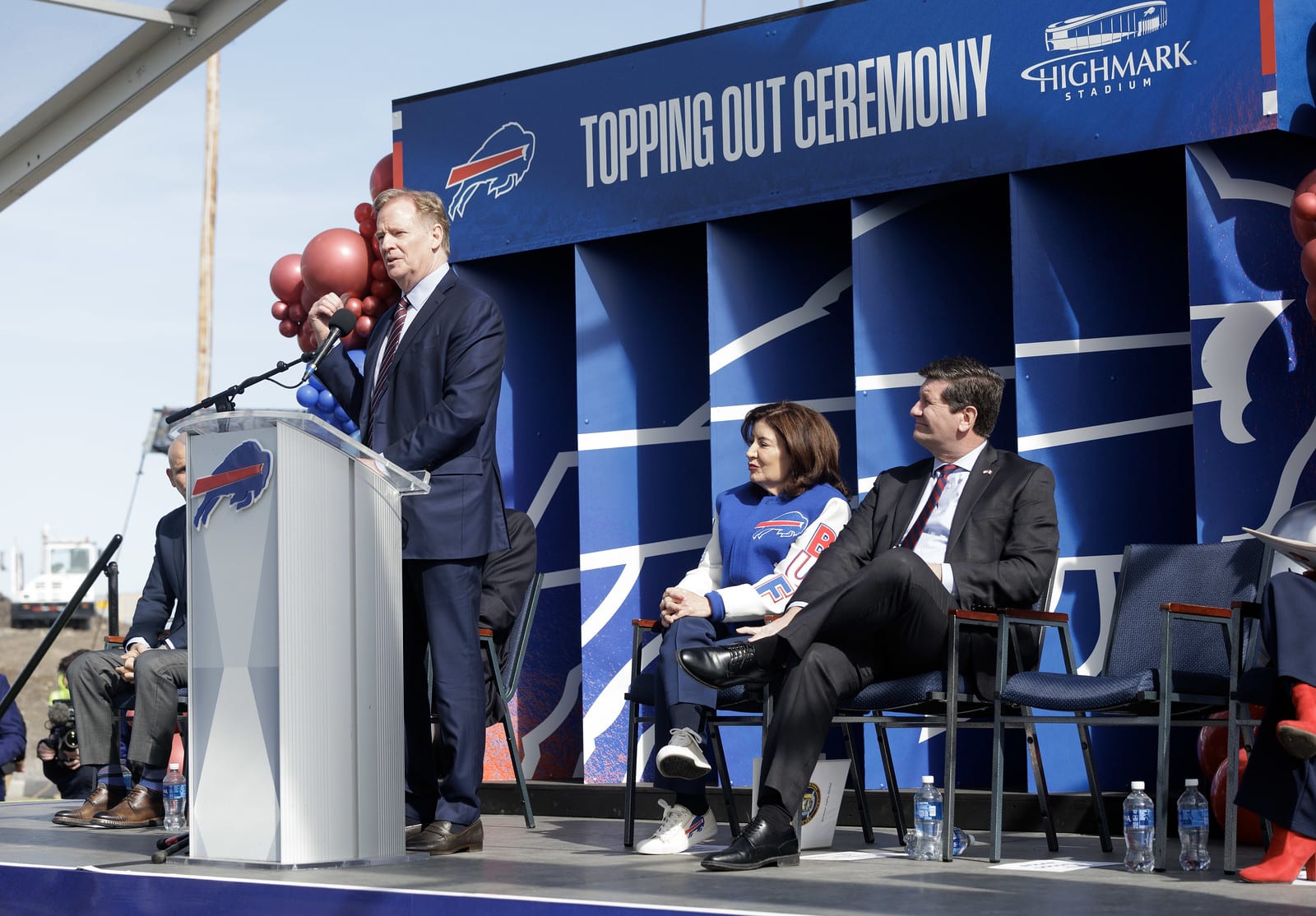 Buffalo Bills, Kathy Hochul celebrate milestone at Highmark Stadium Buffalo Bills, Kathy Hochul celebrate milestone at Highmark Stadium