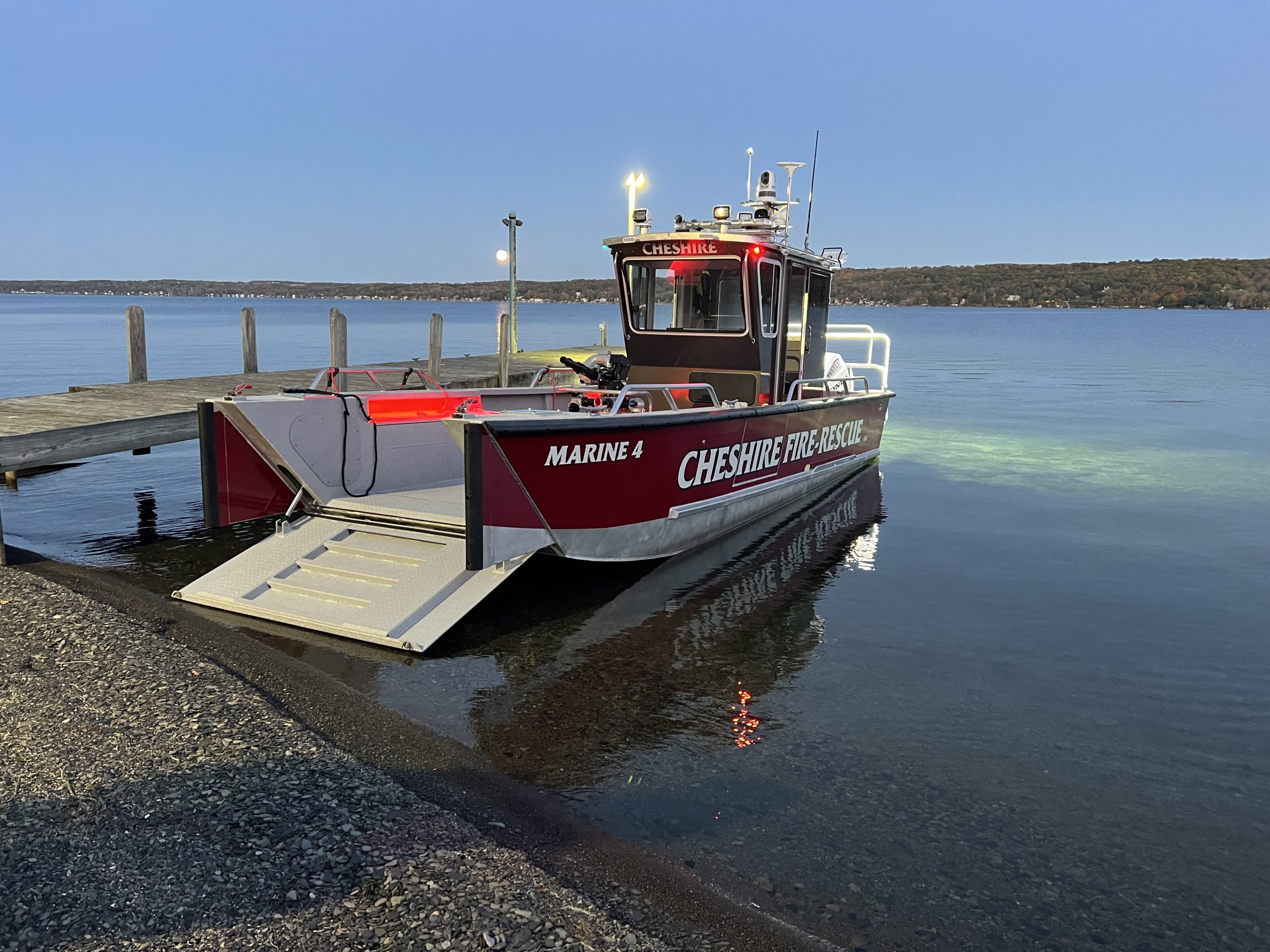 Cheshire launches rescue boat to boost lake safety