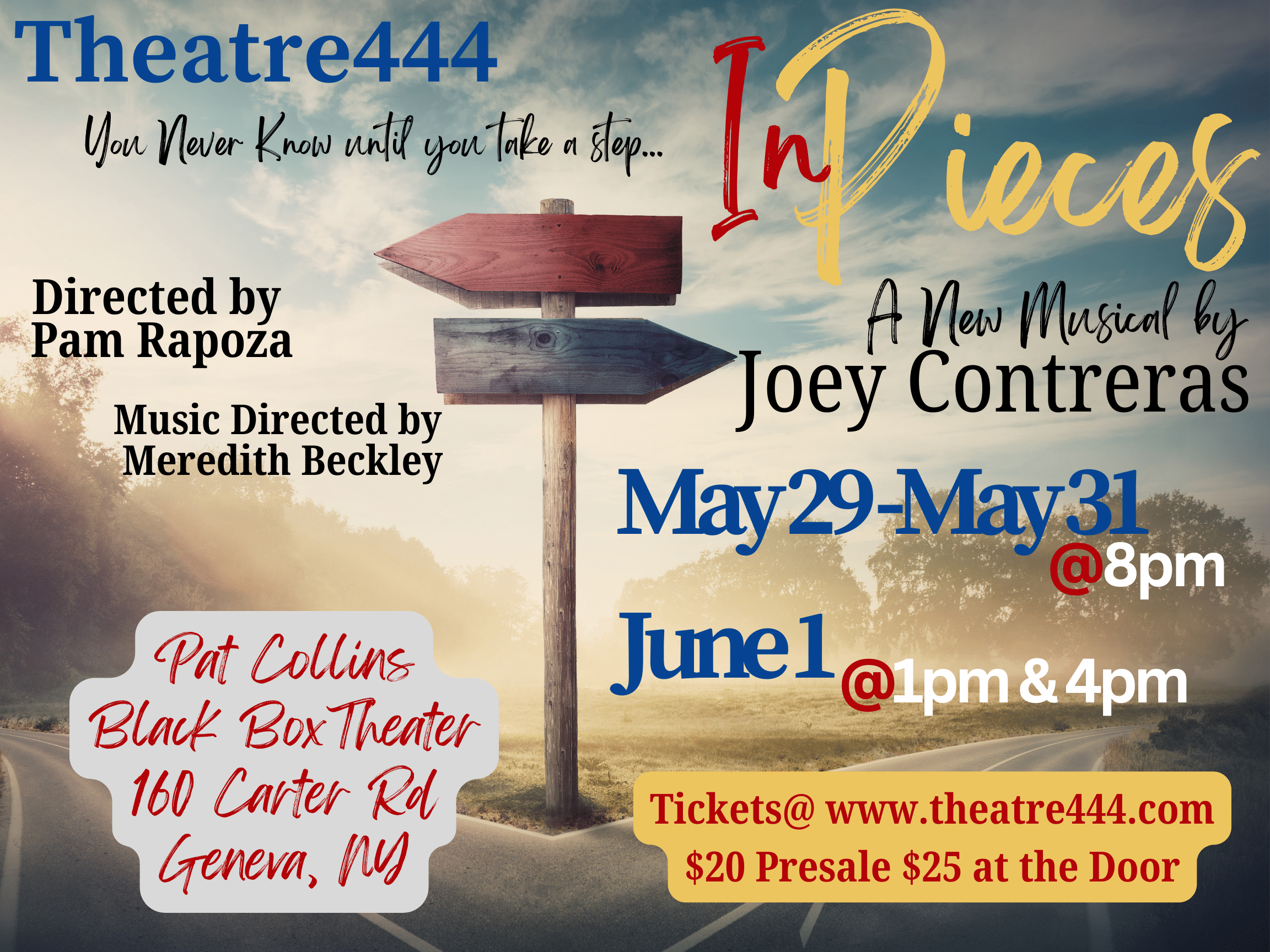 Theatre444 Premieres Contemporary Musical In Pieces in Geneva