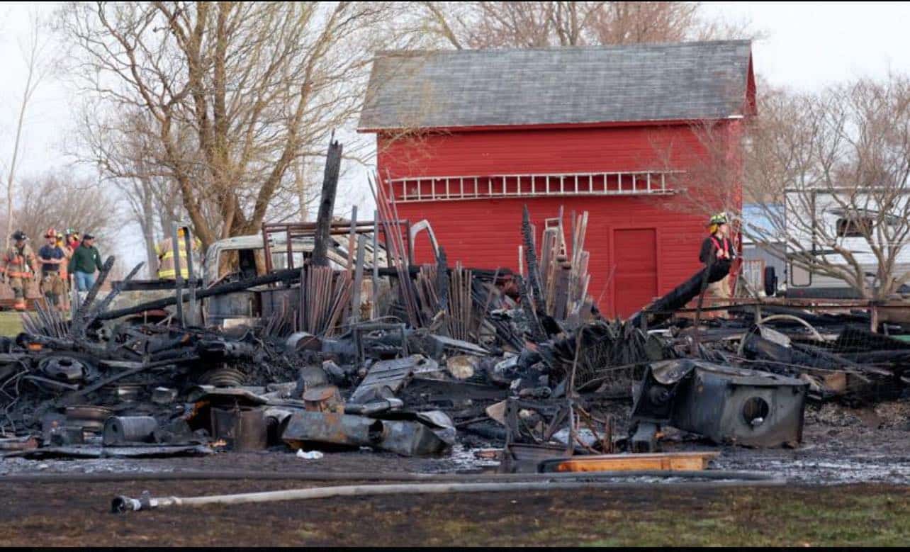 Cayuga County Barn Leveled After Massive Fire Cayuga County Barn Leveled After Massive Fire