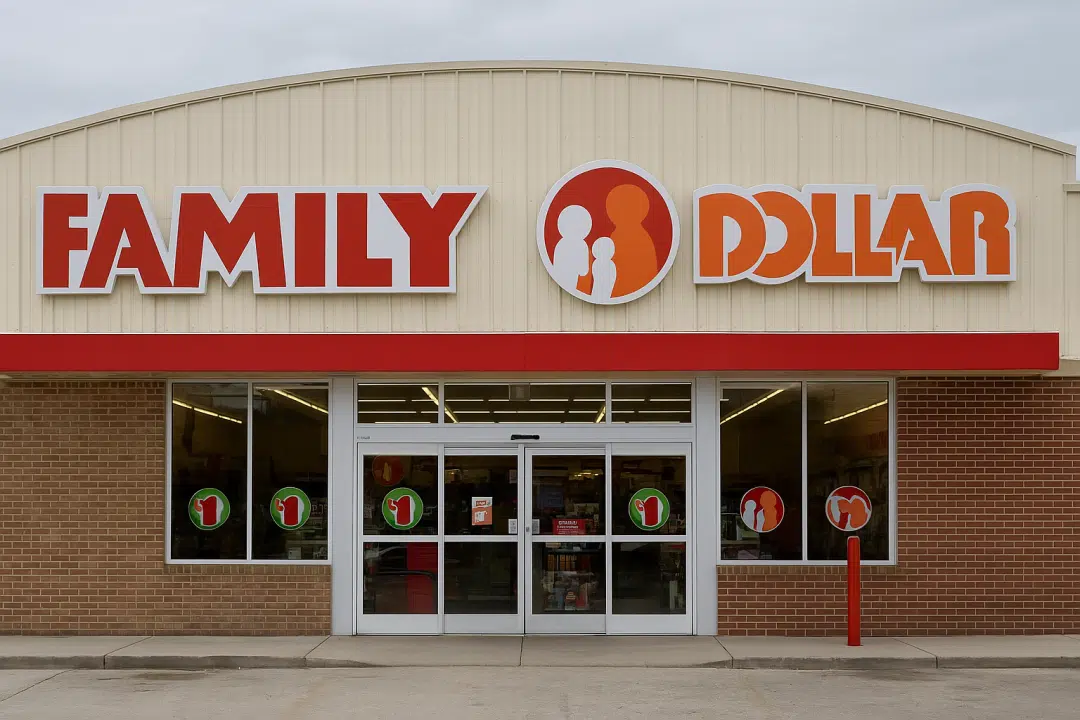 storefront of a family dollar