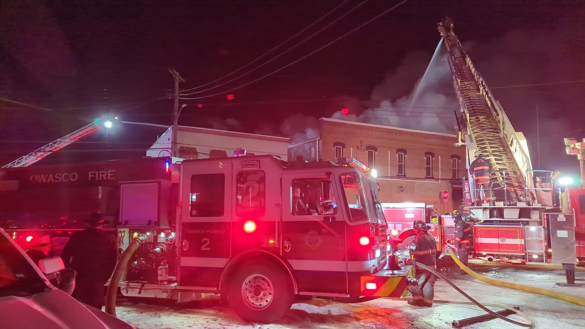 Fire crews battle two-alarm blaze in Cayuga County Fire crews battle two-alarm blaze in Cayuga County