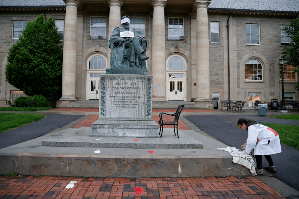 Cornell protest halted before graduation ceremony