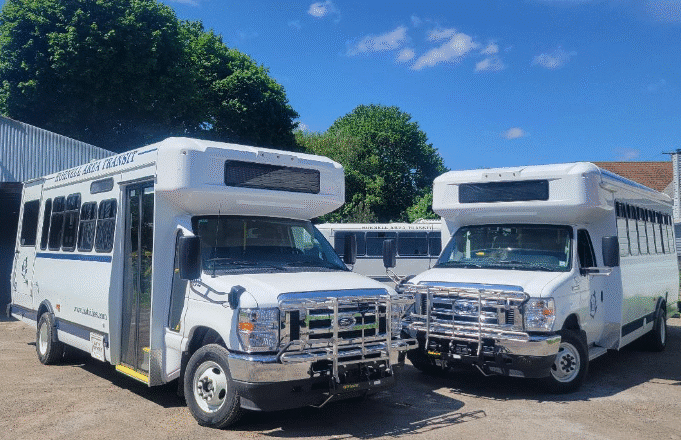 Hornell rolls out two new HAT buses Hornell rolls out two new HAT buses