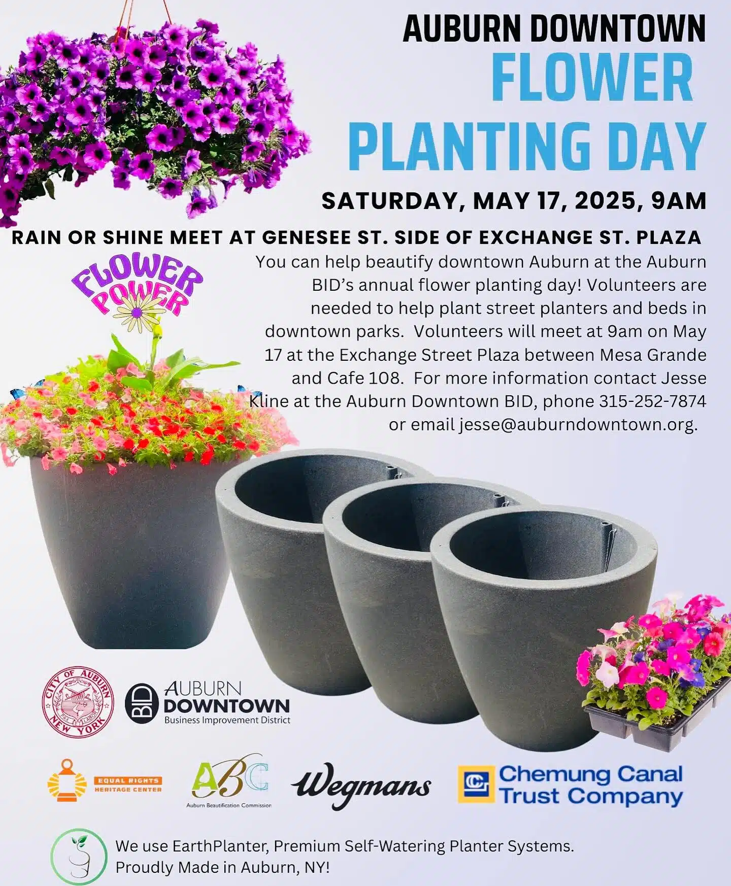 Volunteers invited to brighten downtown Auburn with flowers Volunteers invited to brighten downtown Auburn with flowers