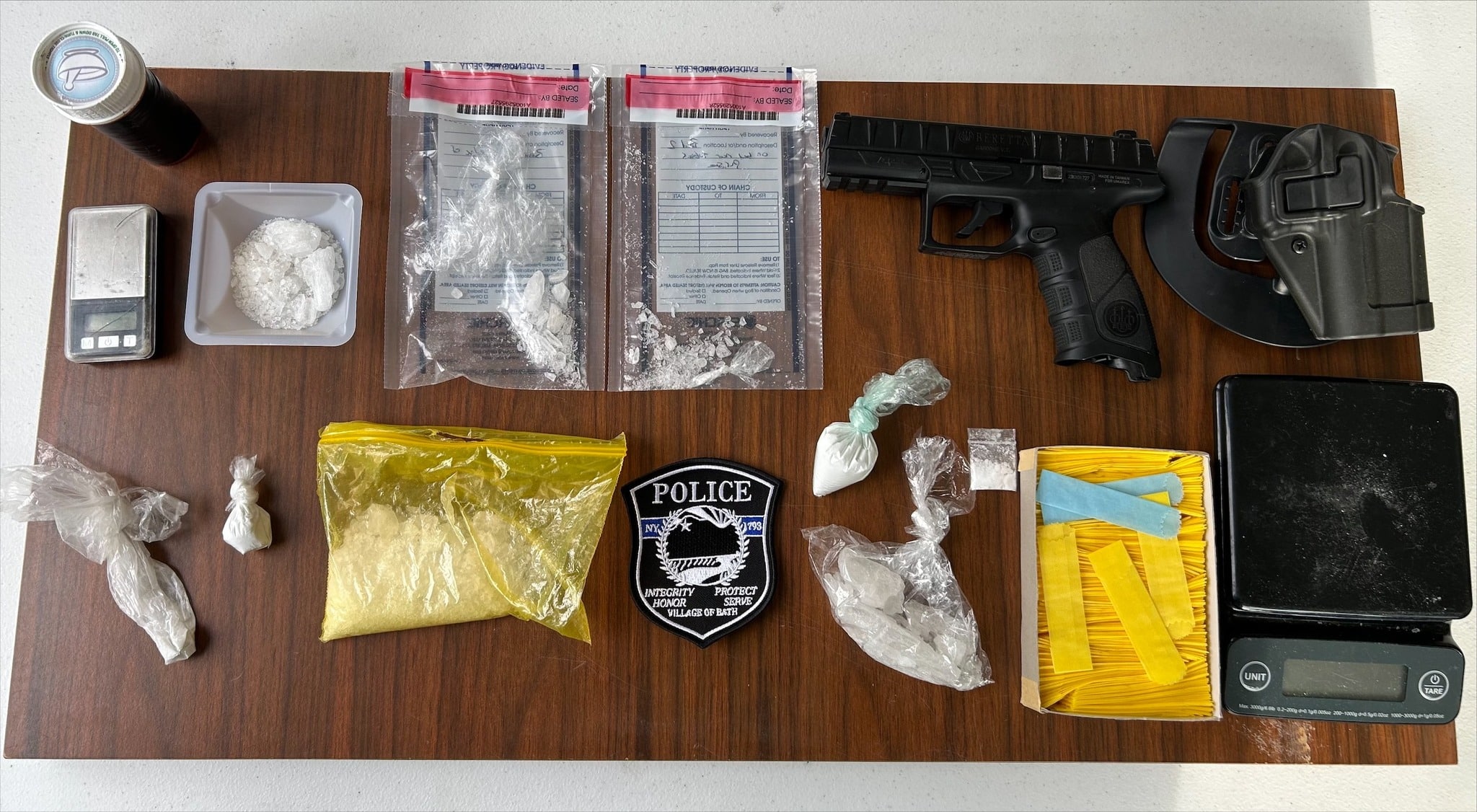 Five arrested in Bath drug sweep after parole checks uncover narcotics, replica handgun Five arrested in Bath drug sweep after parole checks uncover narcotics, replica handgun