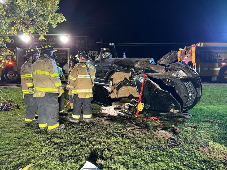 One airlifted after early morning rollover crash in Aurelius One airlifted after early morning rollover crash in Aurelius
