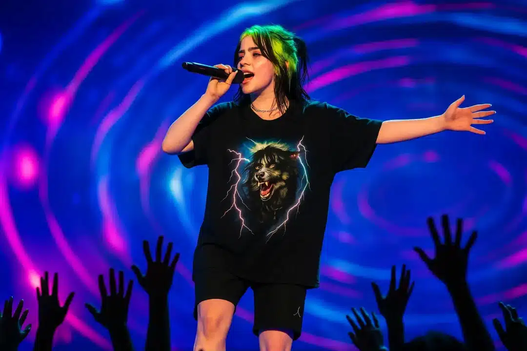 Billie Eilish performs in concert