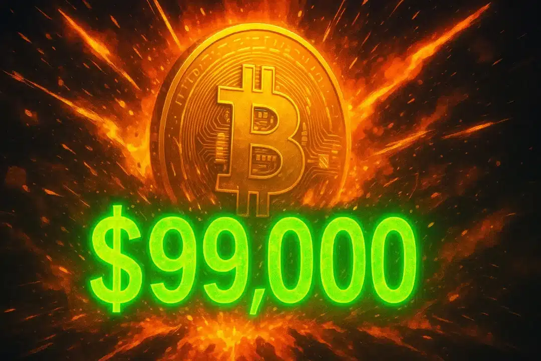 Bitcoin breaks through $99,000 price point