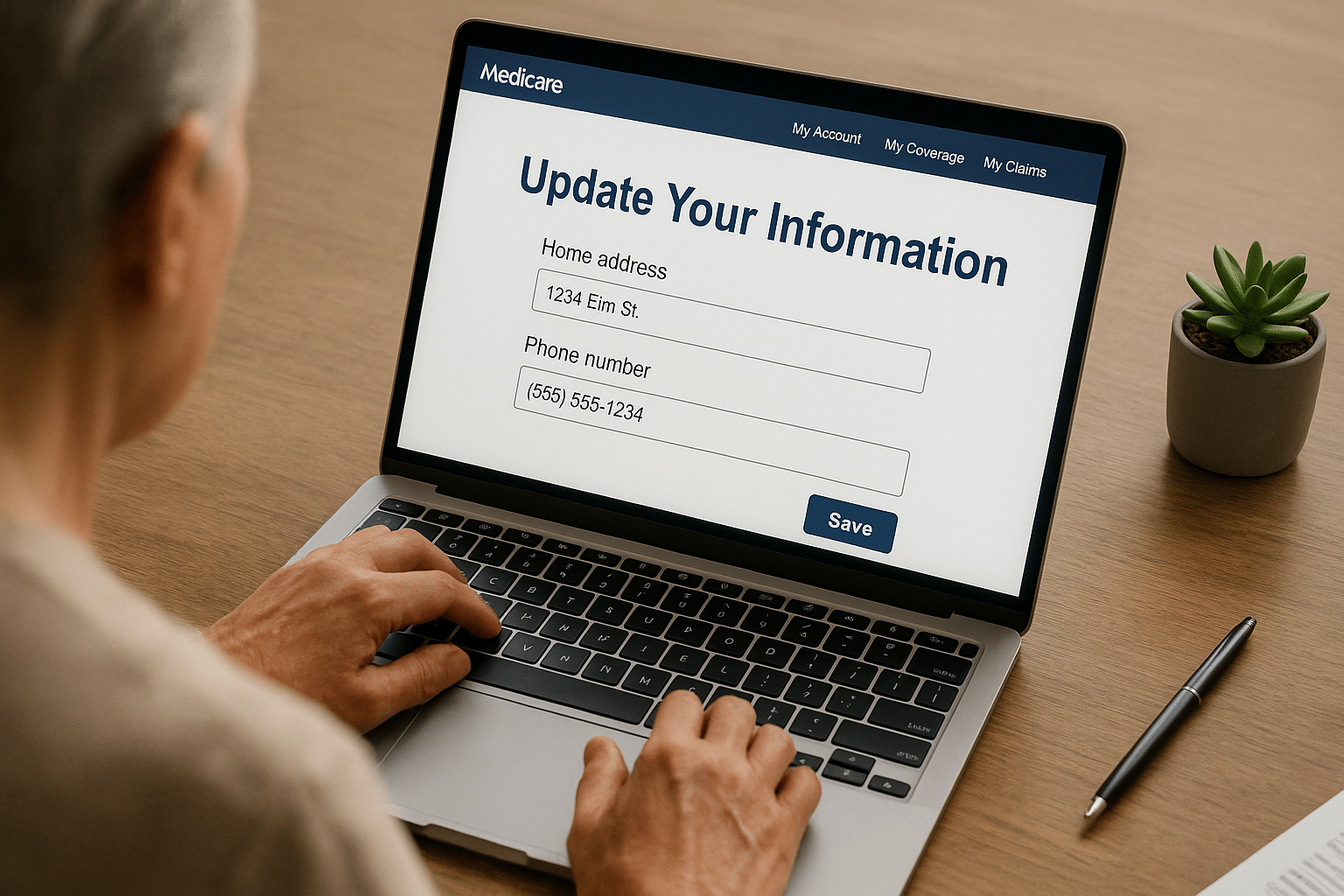 How to report a name or address change to Medicare
