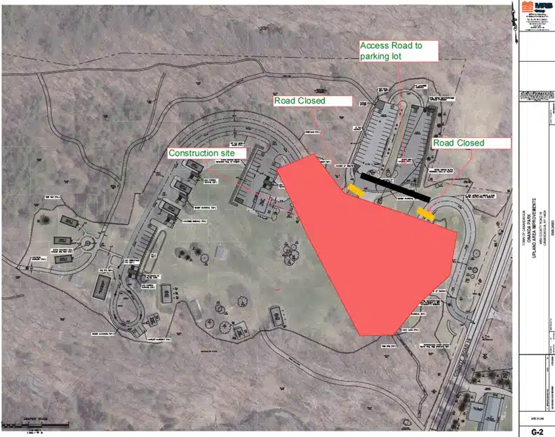 Construction begins this week at Onanda Park upland area Construction begins this week at Onanda Park upland area