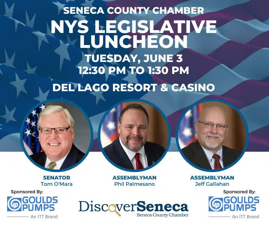 Seneca Chamber to host legislative luncheon at del Lago Seneca Chamber to host legislative luncheon at del Lago