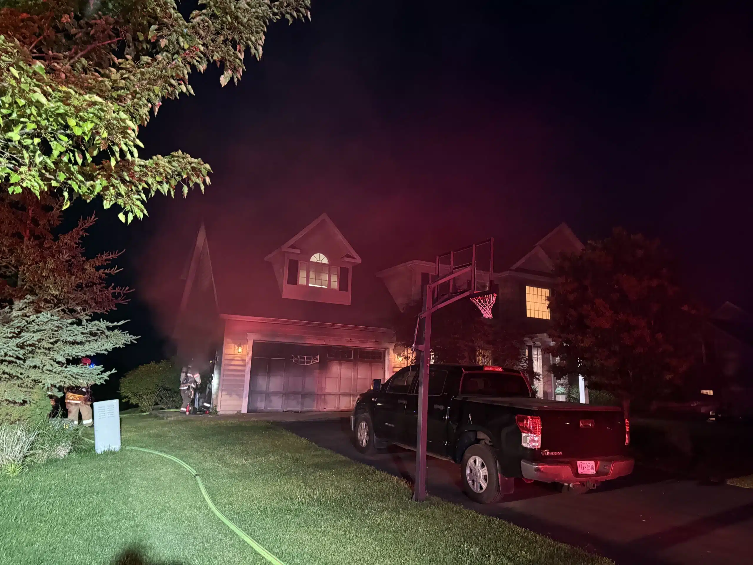 Garage fire erupts in Canandaigua home, no injuries reported