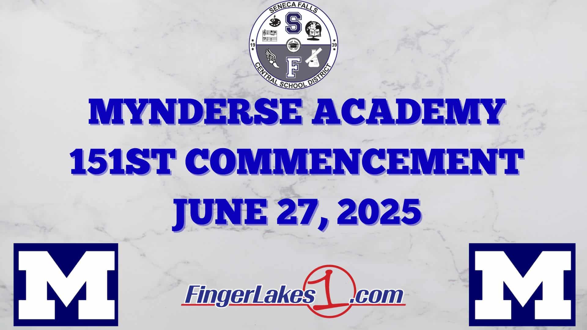 Mynderse Academy 151st Commencement Ceremony (webcast)