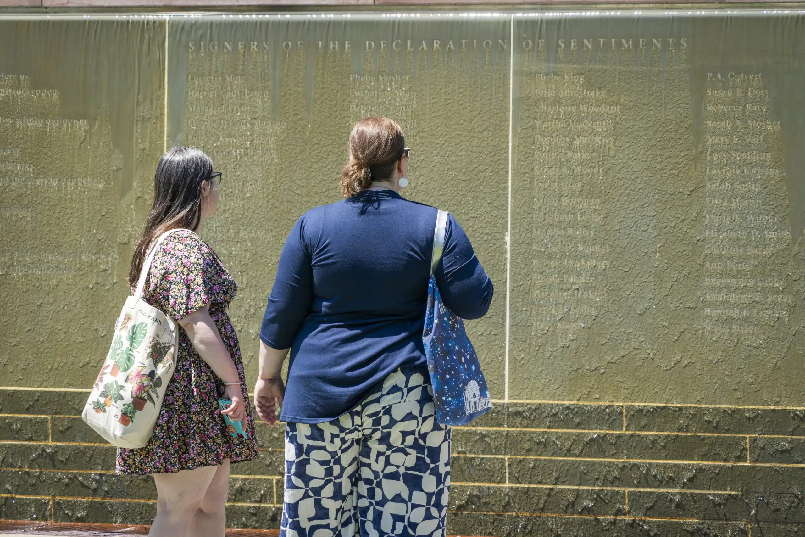 Erie Canal bicentennial exhibit opens at Women’s Rights Park