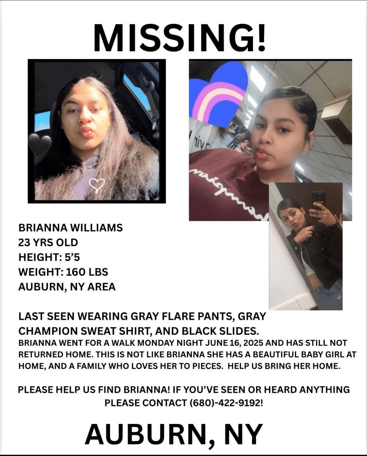 Family searches for missing Auburn woman last seen Monday
