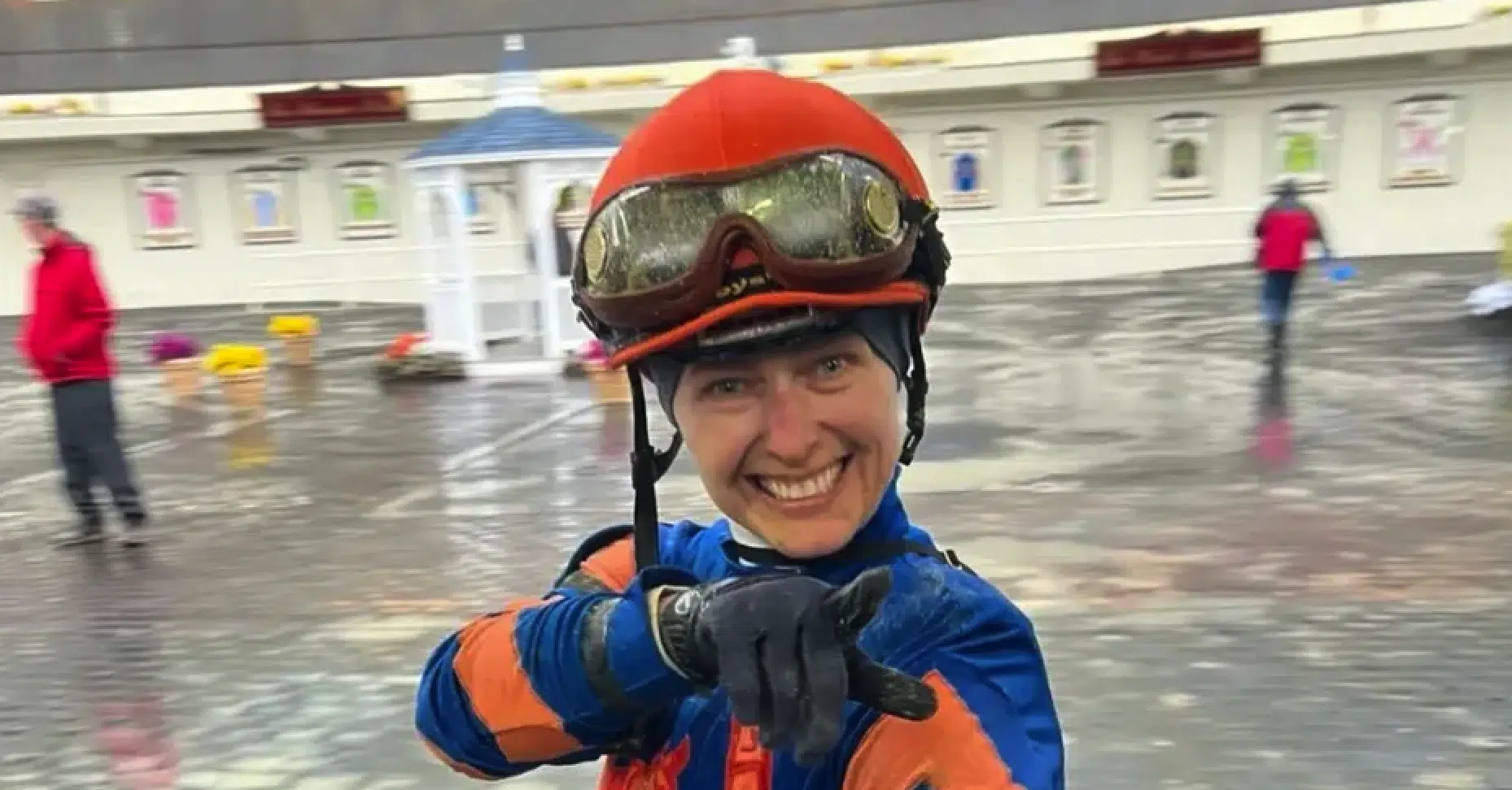 Jockey Jackie Davis injured in heroic fall at Finger Lakes Racetrack Jockey Jackie Davis injured in heroic fall at Finger Lakes Racetrack