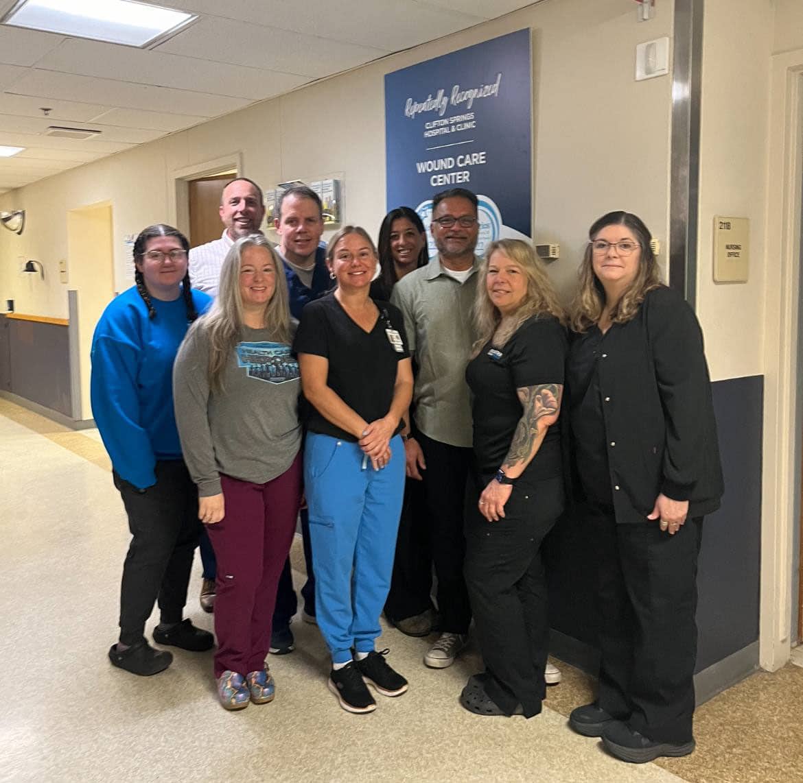 Clifton Springs wound care team earns top national honors Clifton Springs wound care team earns top national honors