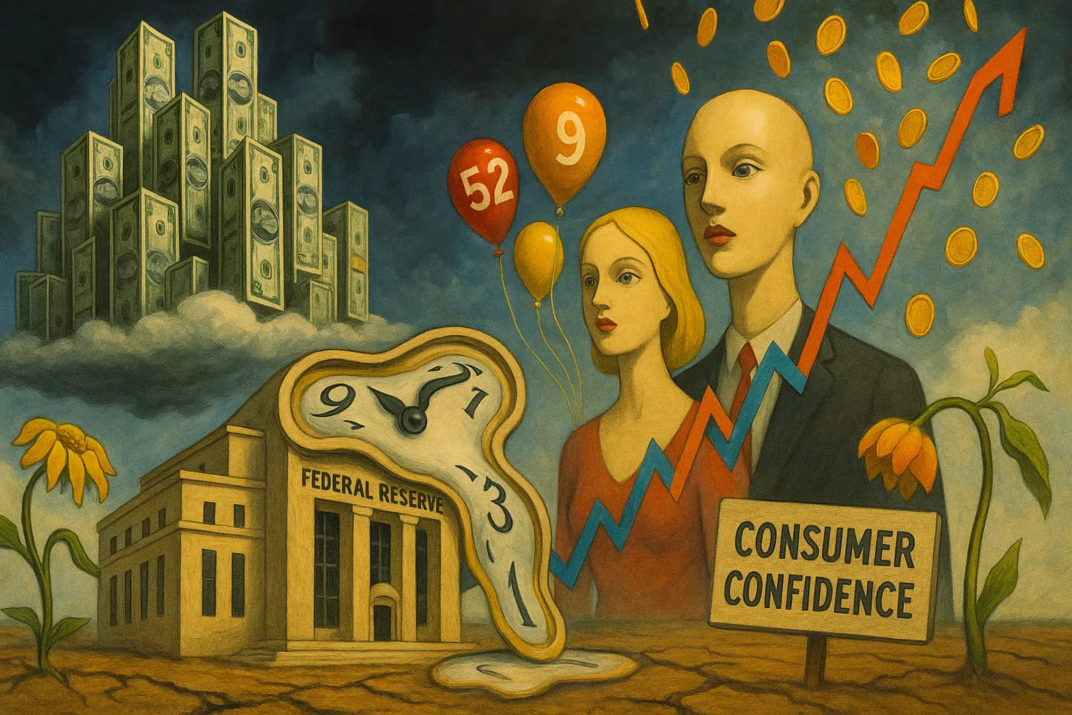 US ECONOMY TODAY: Consumer confidence dips, inflation steady, Fed policy in focus
