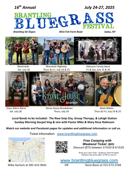 Brantling bluegrass festival returns with free kickoff show