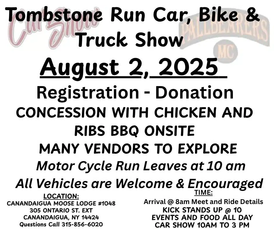 TombStone Run and car show to support veterans TombStone Run and car show to support veterans