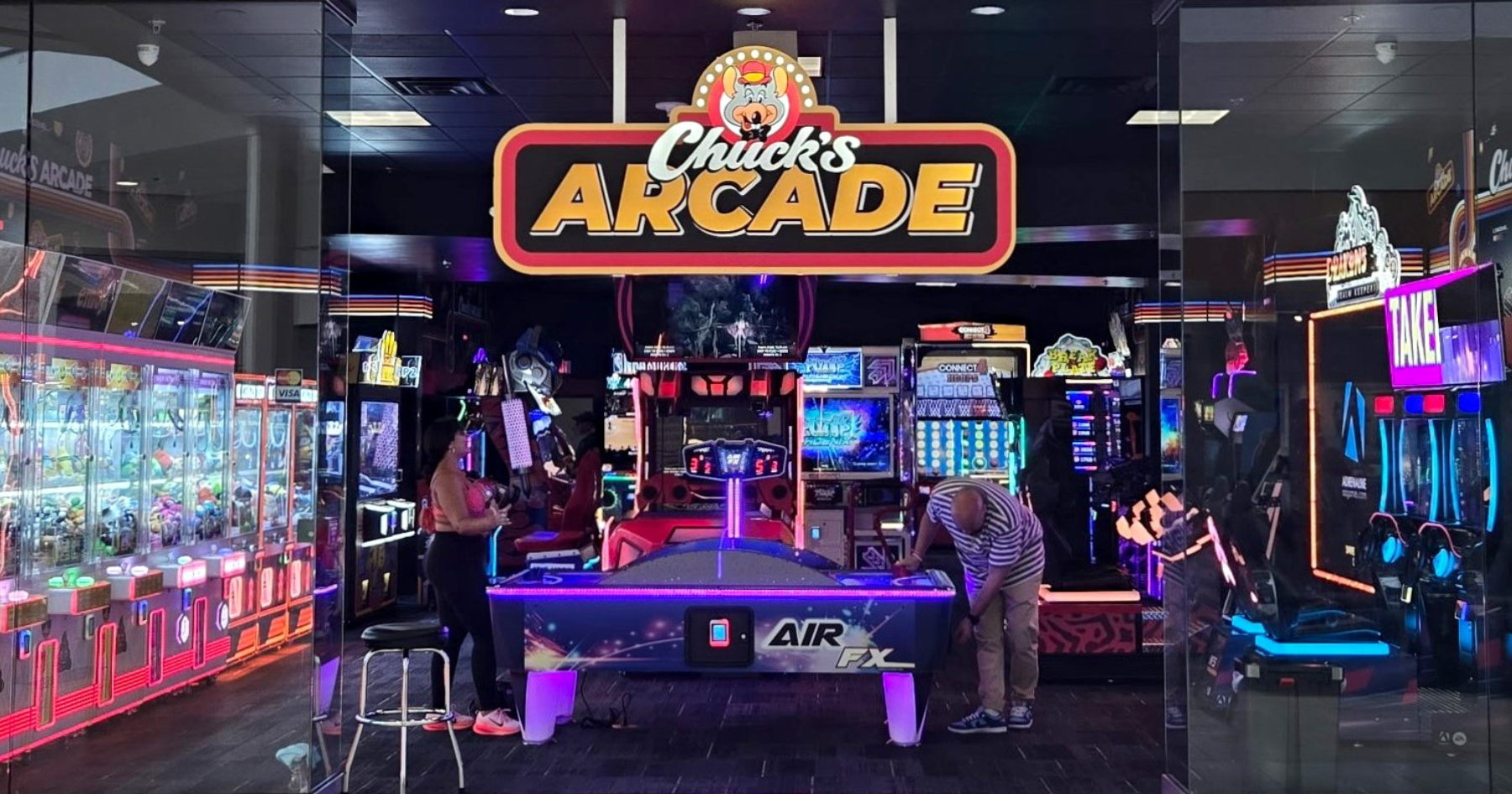 Chuck E. Cheese debuts Chuck’s Arcade at Eastview Mall Chuck E. Cheese debuts Chuck’s Arcade at Eastview Mall