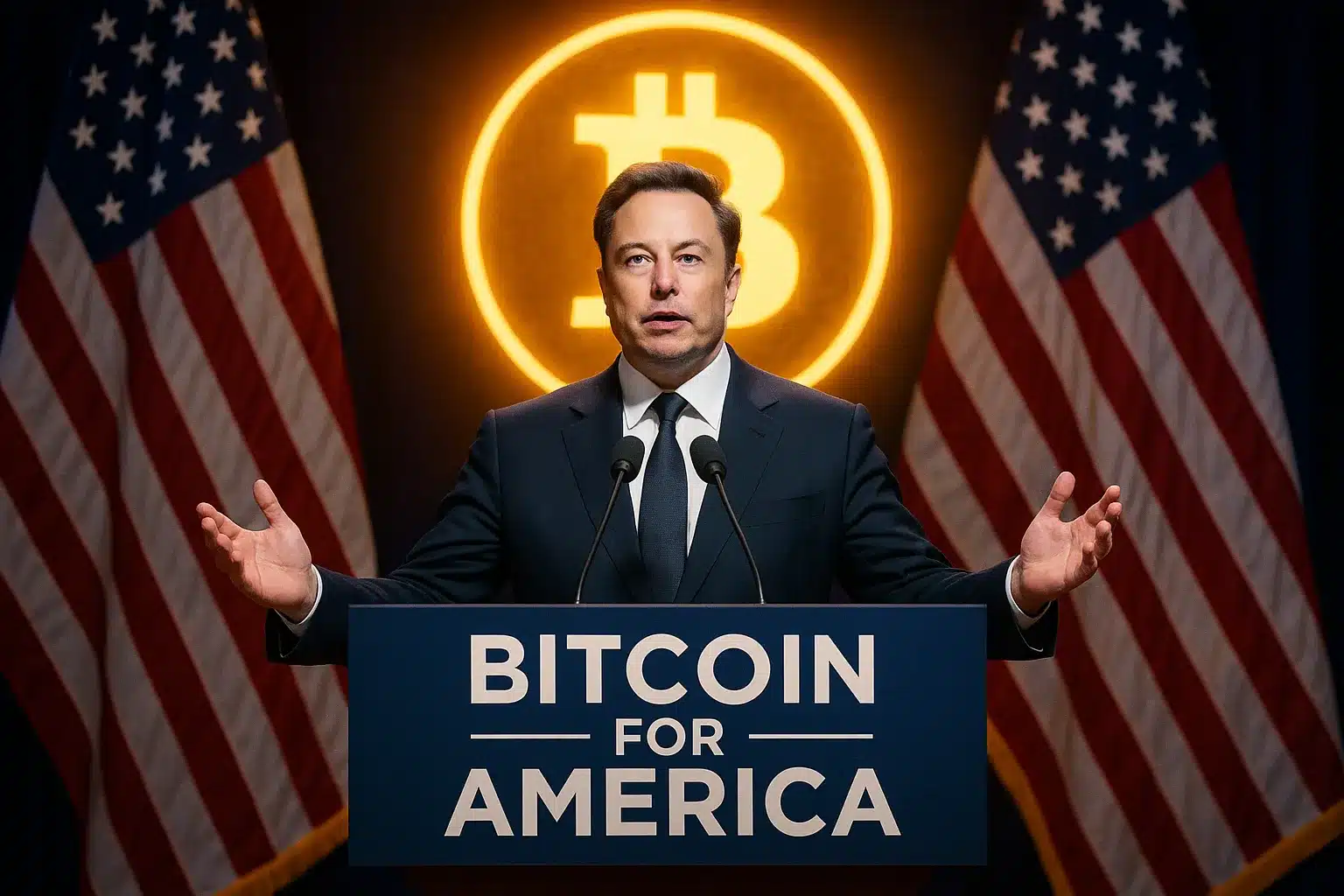 Elon Musk Unveils “Bitcoin for America” Party, Blasts U.S. Dollar
