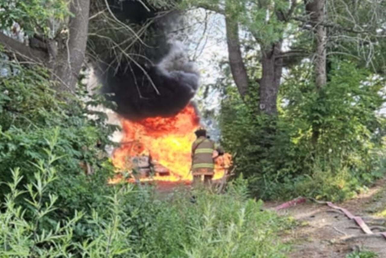 Fire crews stop car blaze from spreading in Bristol