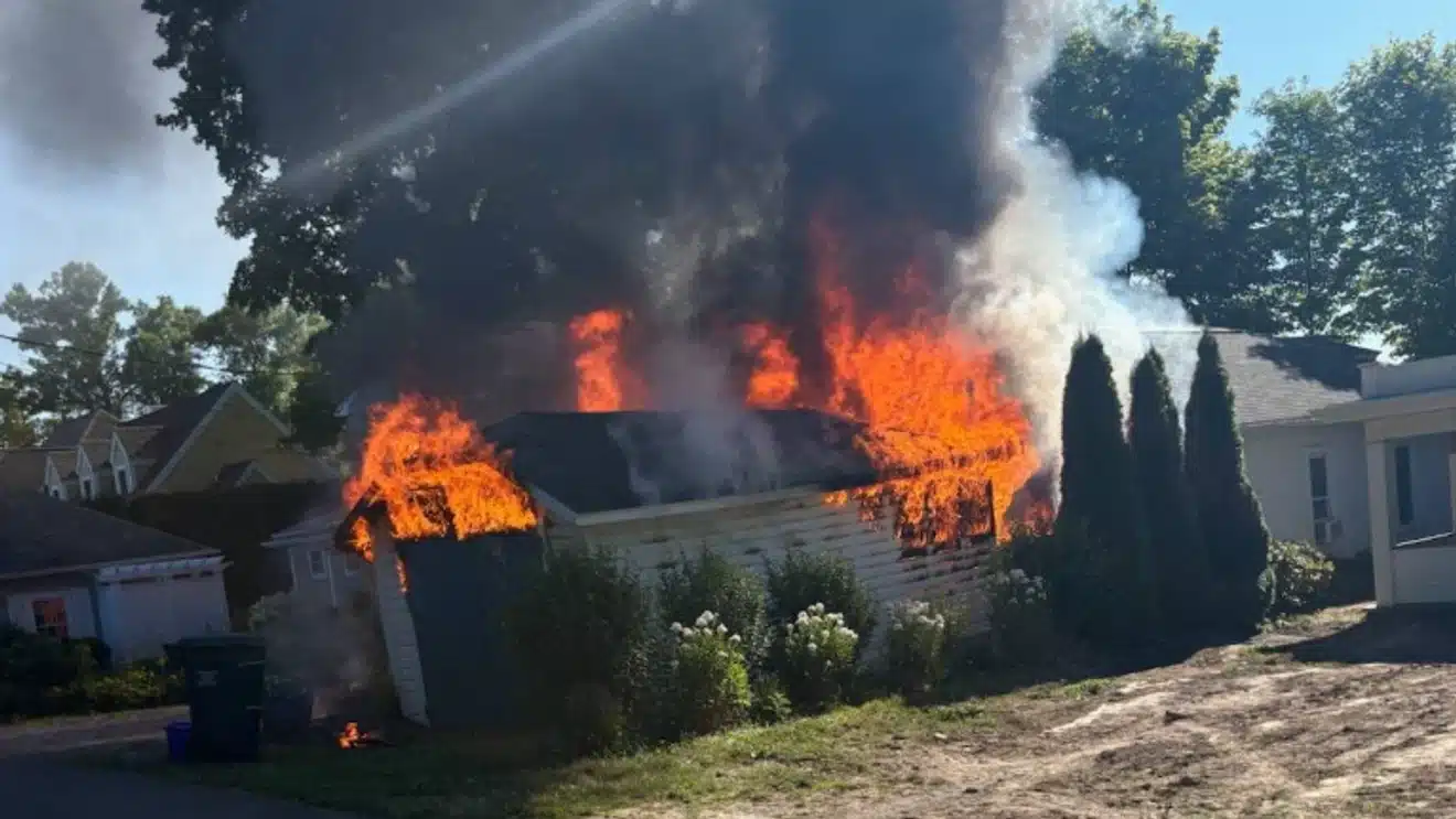 Garage fire spreads to Ontario County home