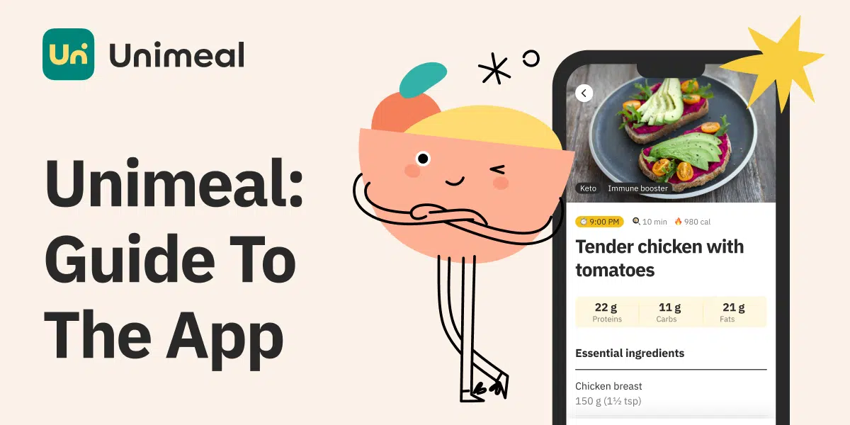 Unimeal Review: The #1 Meal Planner App for Simplicity, Results & Personalization