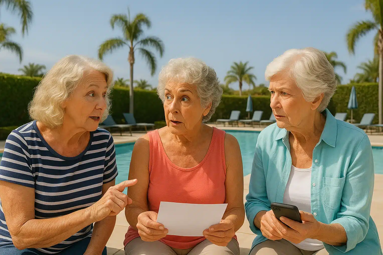 Retirees discuss who received a Social Security tax break in 
