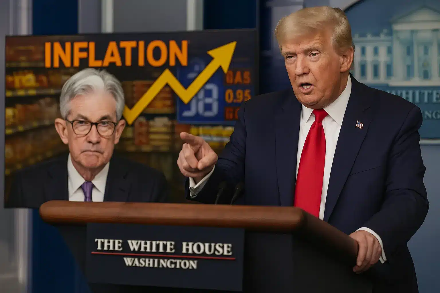 Trump Blames Powell for High Prices as Inflation Worries Mount in 2025 Trump Blames Powell for High Prices as Inflation Worries Mount in 2025
