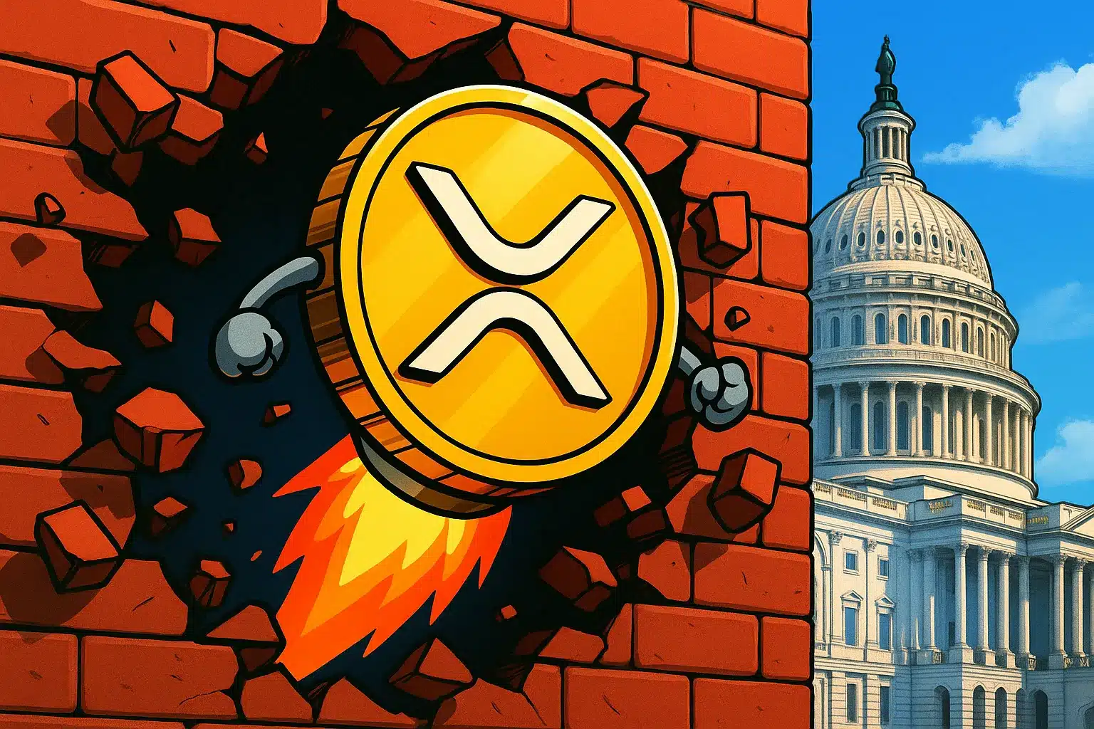 XRP Breaks Out with 12% Rally as Ripple CEO Heads to Capitol Hill