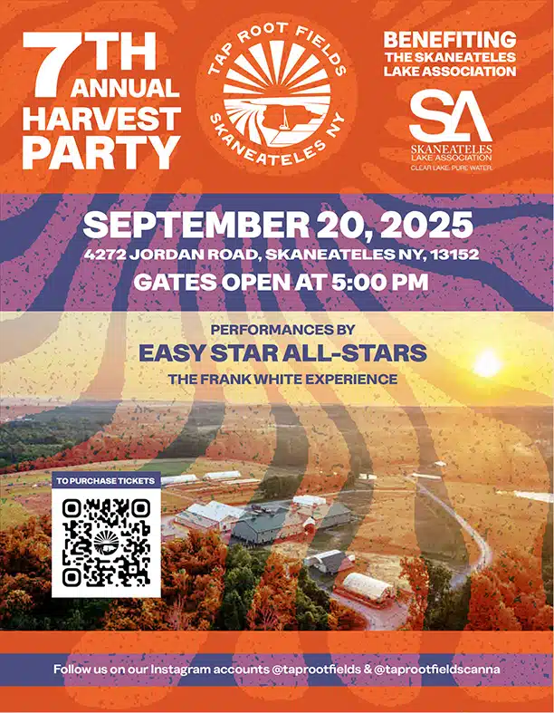 Tap Root Fields to host 7th Annual Harvest Party Sept. 20 Tap Root Fields to host 7th Annual Harvest Party Sept. 20