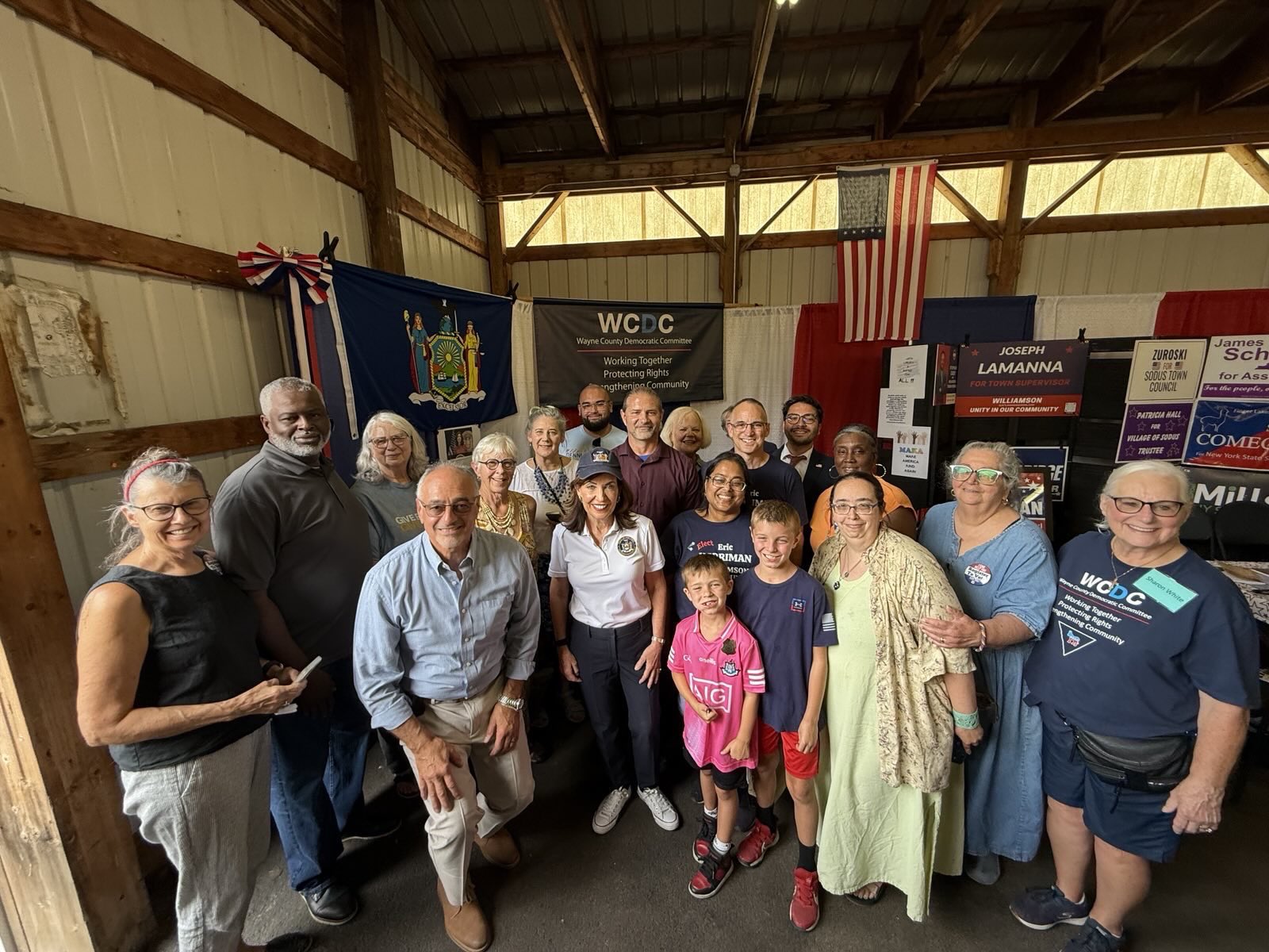 Hochul visits Wayne County Fair, blasts GOP health bill