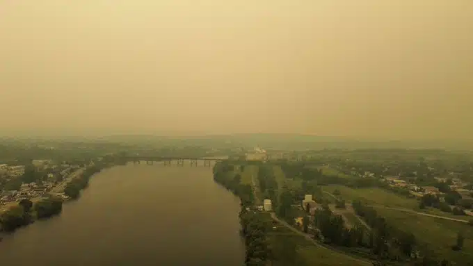 Air quality warning issued across New York due to wildfire smoke