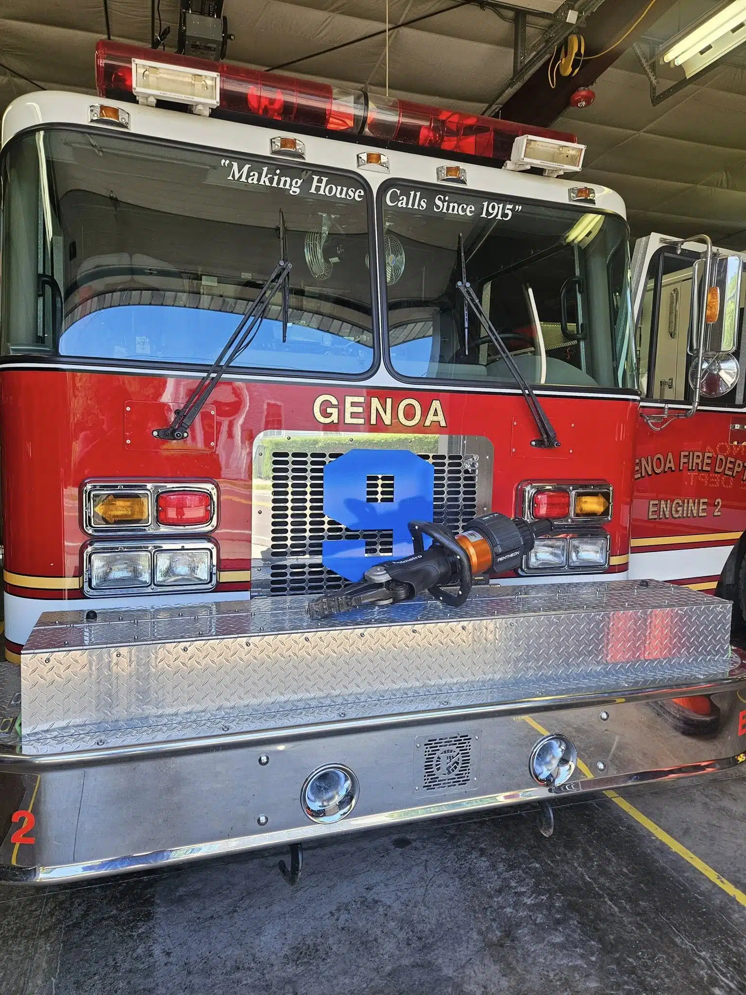 Genoa Fire Department upgrades rescue gear with K grant Genoa Fire Department upgrades rescue gear with K grant