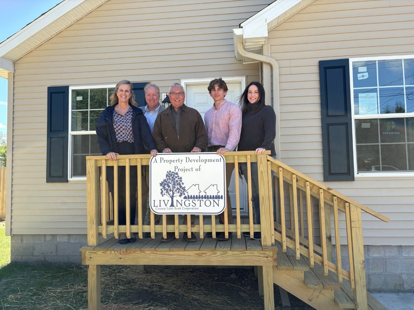 Land Bank celebrates new home build on Dansville lot