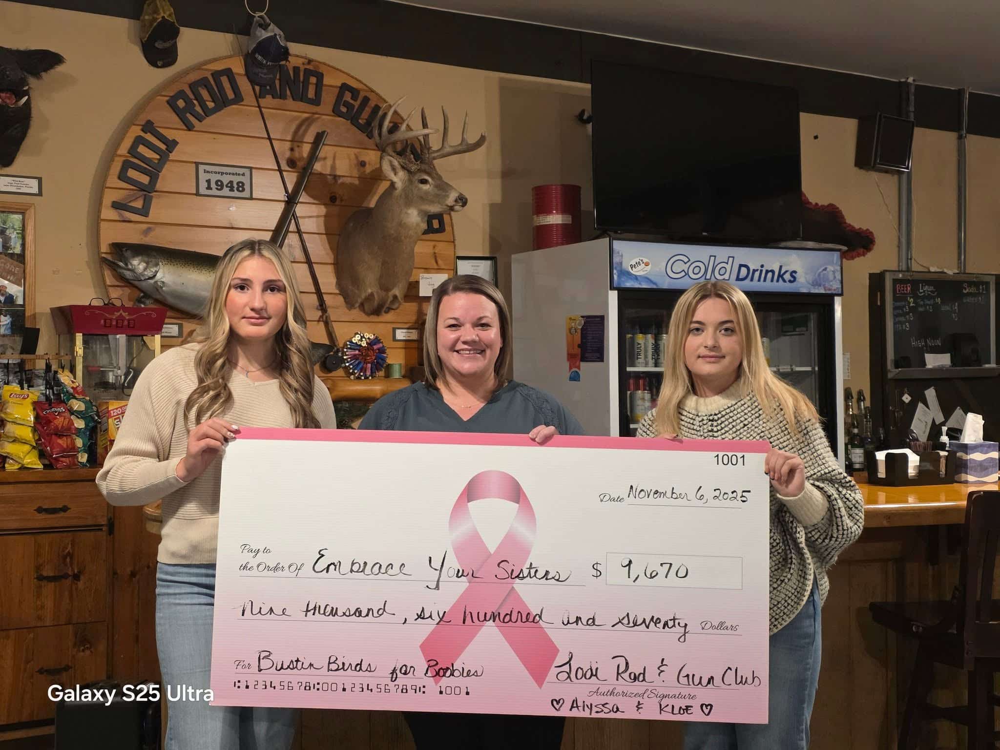 Teen-led fundraiser nets K for breast cancer support