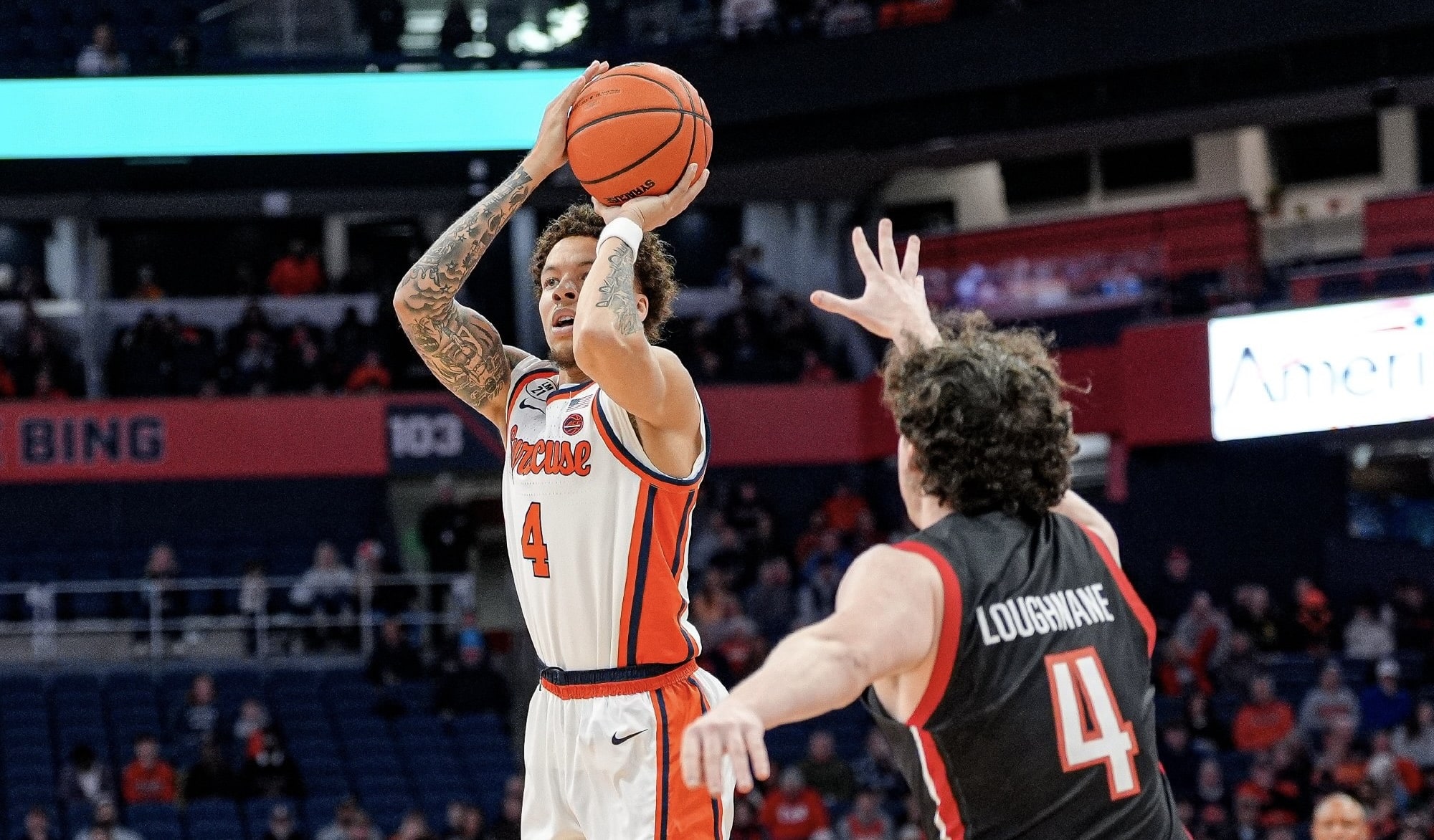 <strong>Syracuse</strong> men's basketball fends off Northeastern (full coverage)