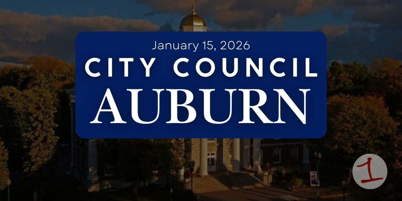 AUBURN: City Council holds second full meeting of 2026 (webcast)