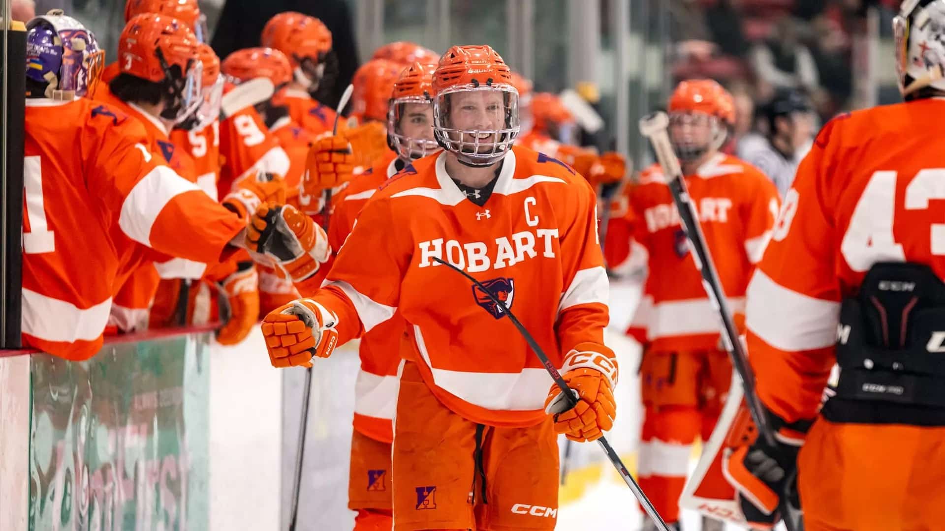 Top-ranked Hobart hockey cruises past Plattsburgh, extends win streak