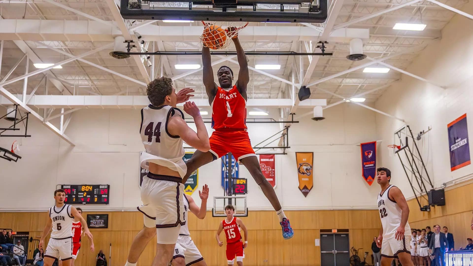 Hobart basketball falls to Union after second-half surge