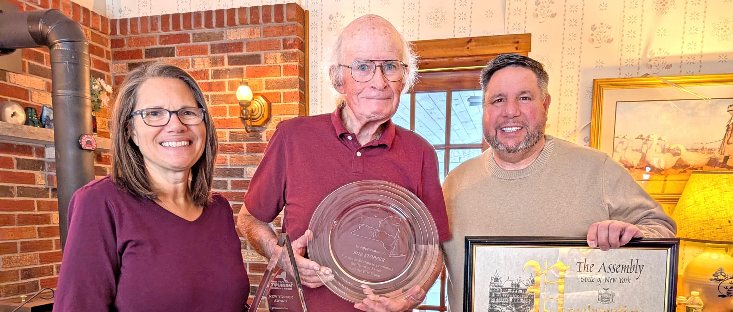 Erie Canal champion honored for years of dedication