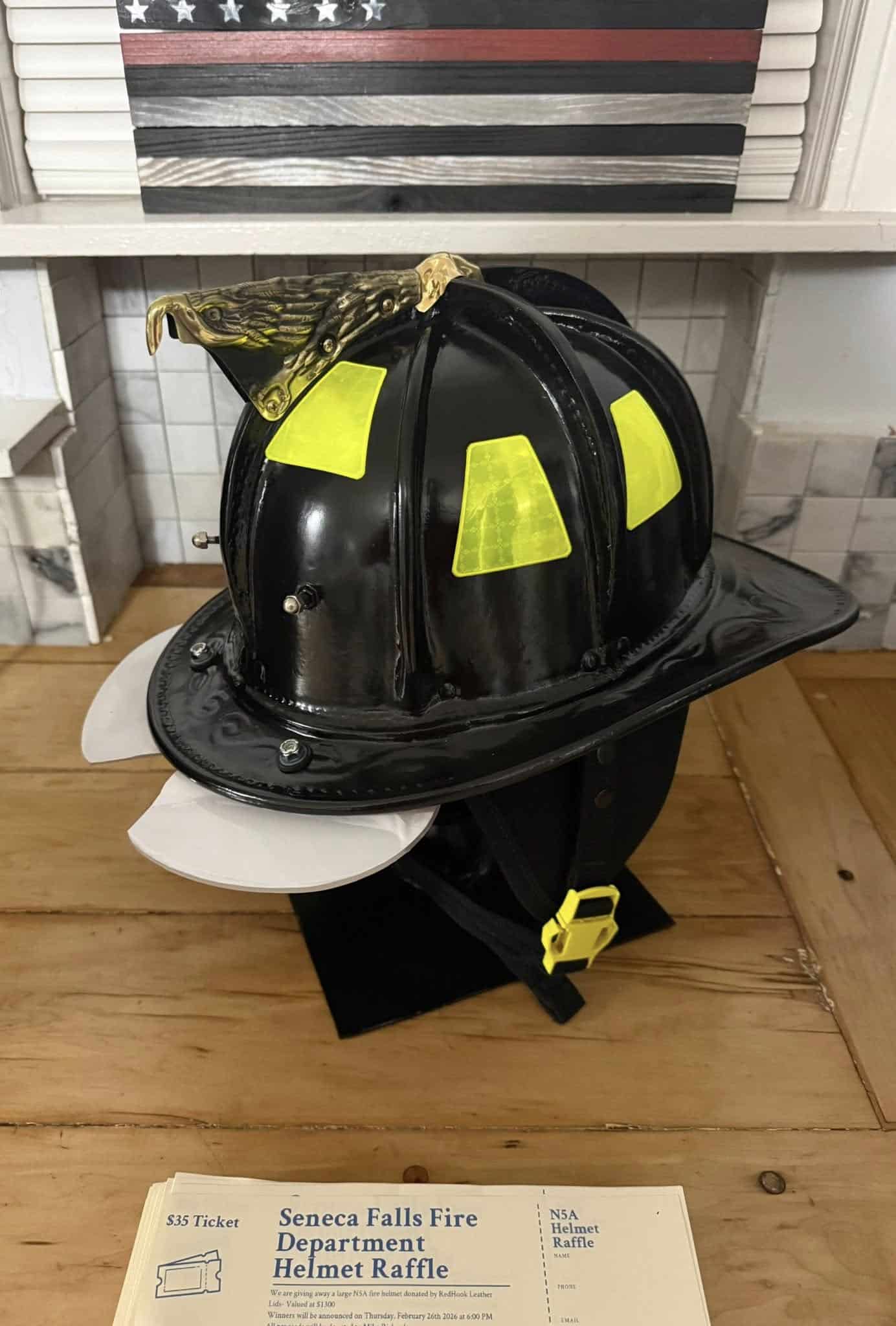 Fire department raffle aims to help Seneca Falls firefighter