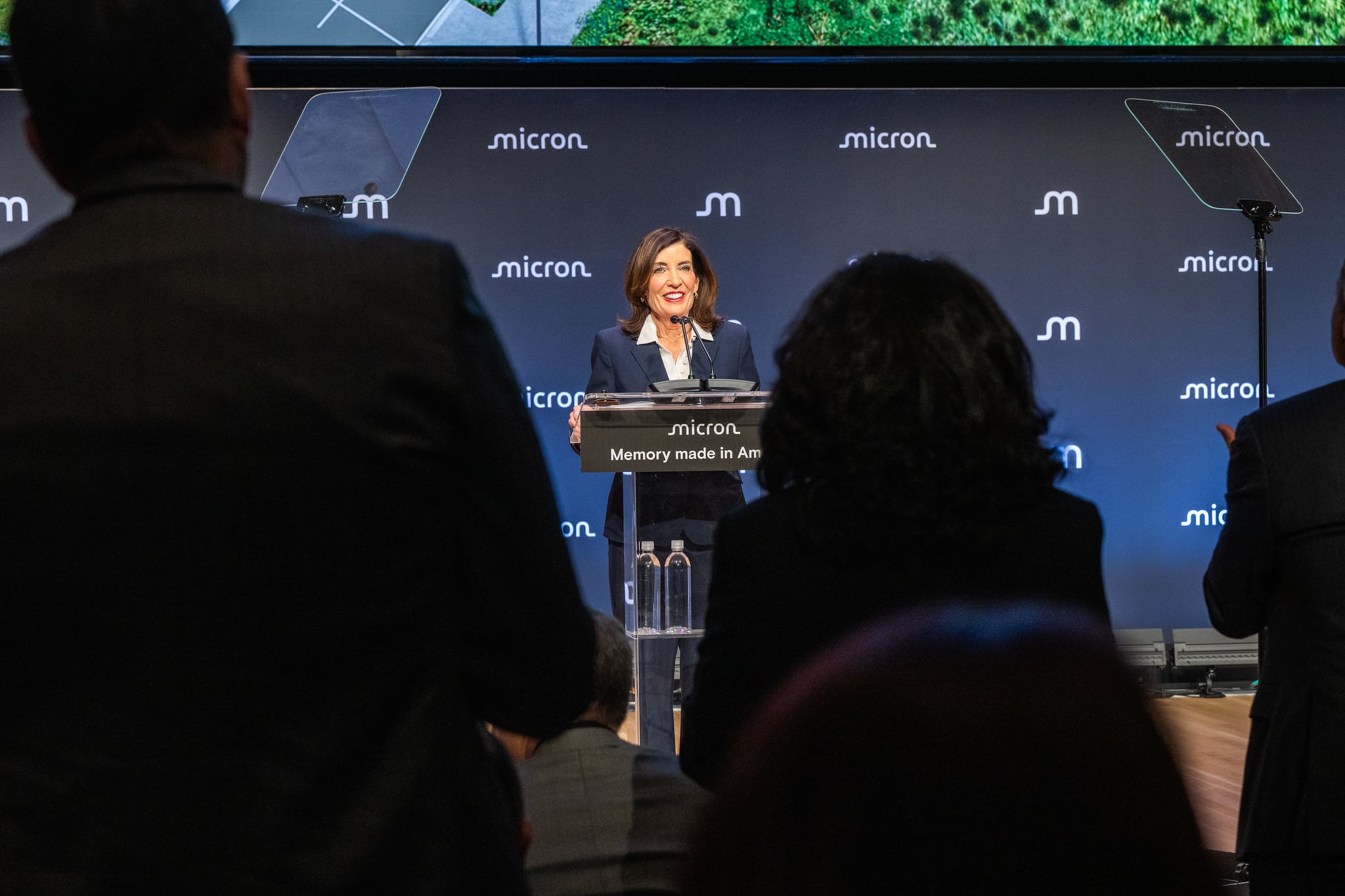 Hochul warns of federal pressure, touts child care push