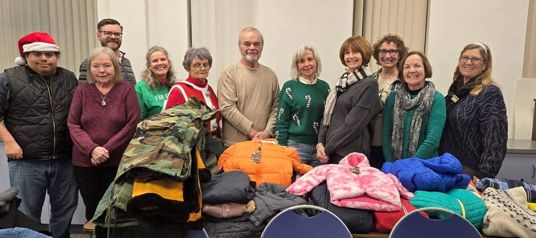 Ontario County Democrats donate winter clothing to local groups