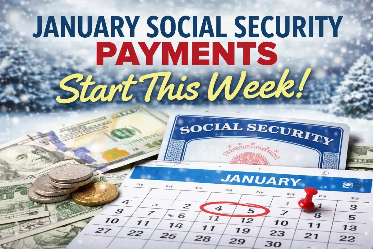 First Round of January Social Security Payments Goes Out This Week