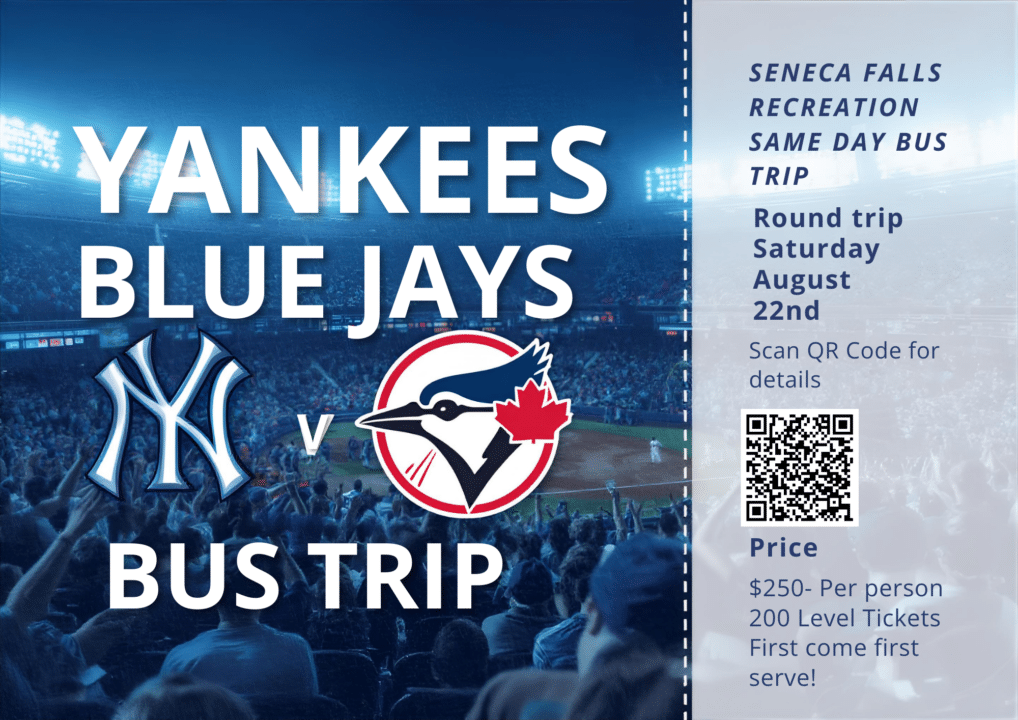 Yankees-Blue Jays bus trip planned