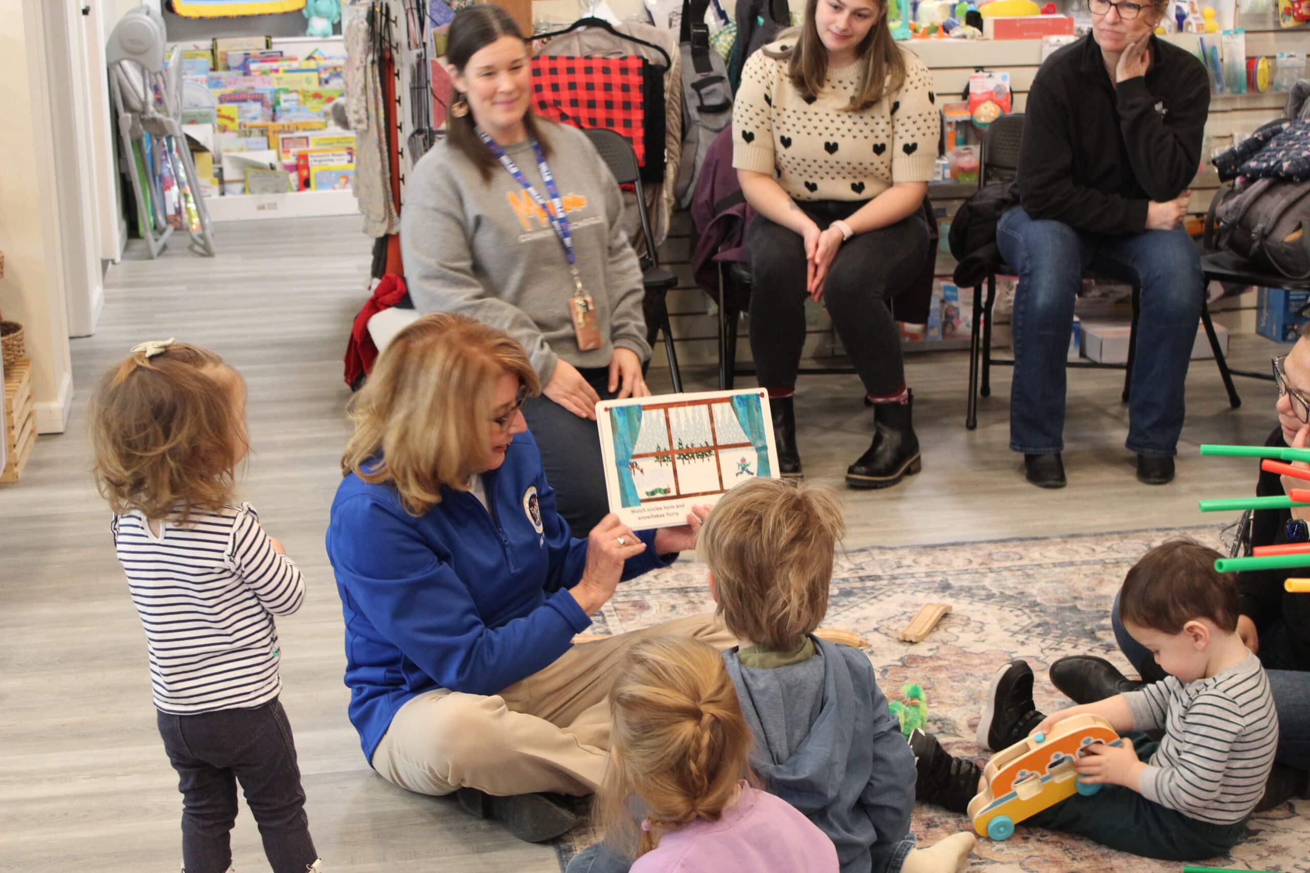Helming joins families for early literacy event in Marion